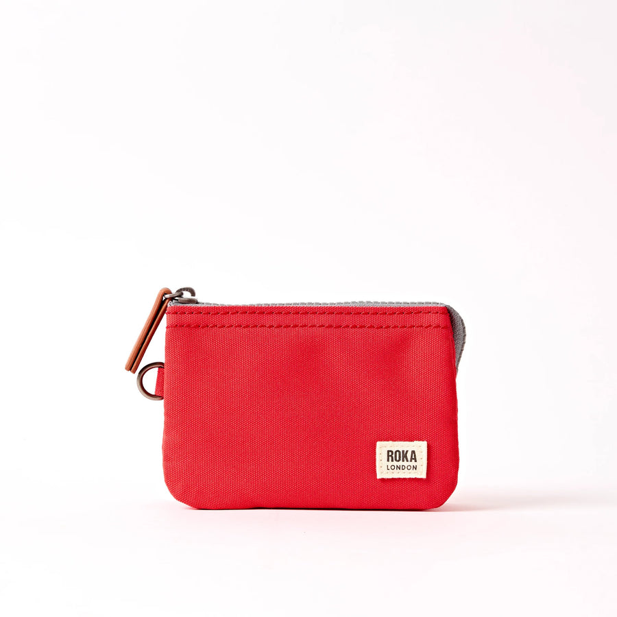Roka Carnaby Wallet Scarlet Canvas Small