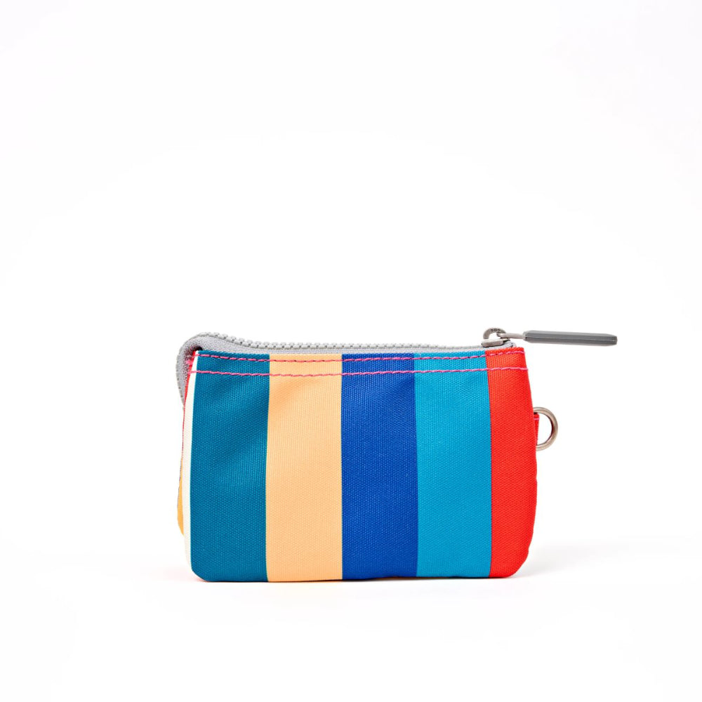 Carnaby Small Wallet in Wide Multi Stripe Canvas