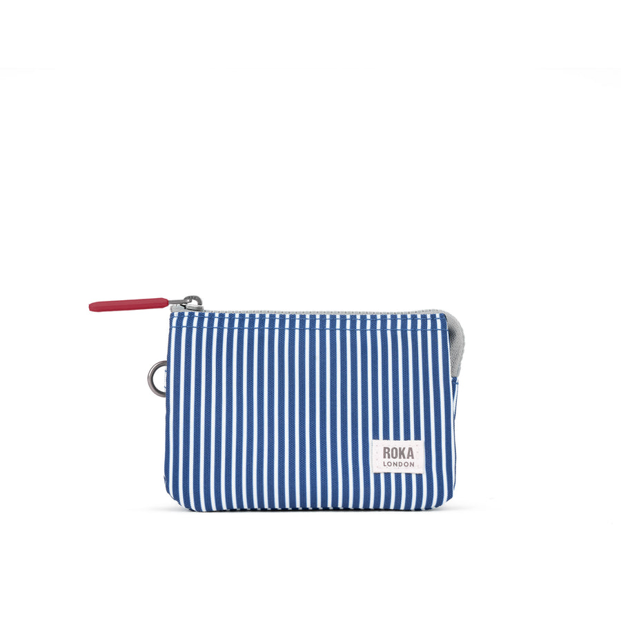 Roka Carnaby Wallet Blue Hickory Canvas Small