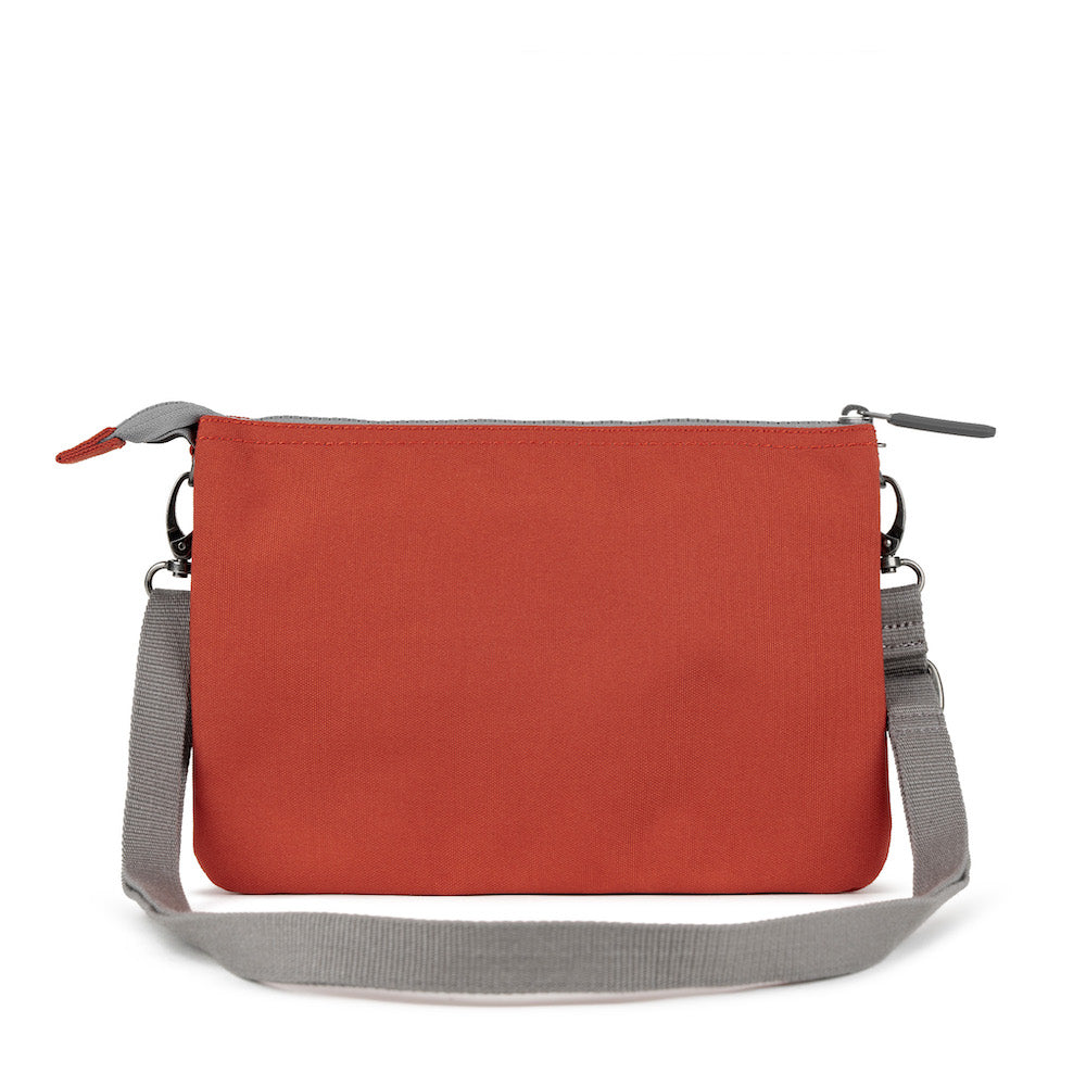 Roka Carnaby Crossbody Rooibos XL Recycled Canvas Bag