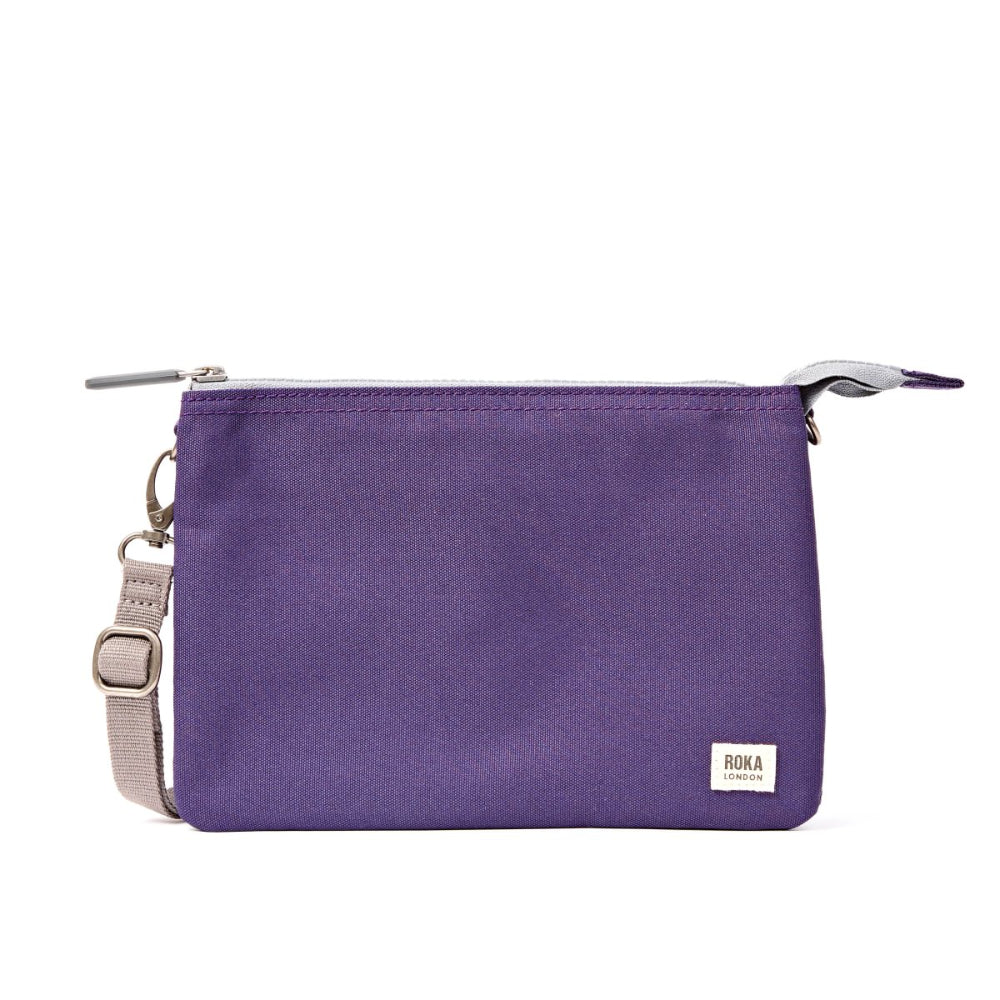 Carnaby Crossbody Bag in Deep Grape Canvas