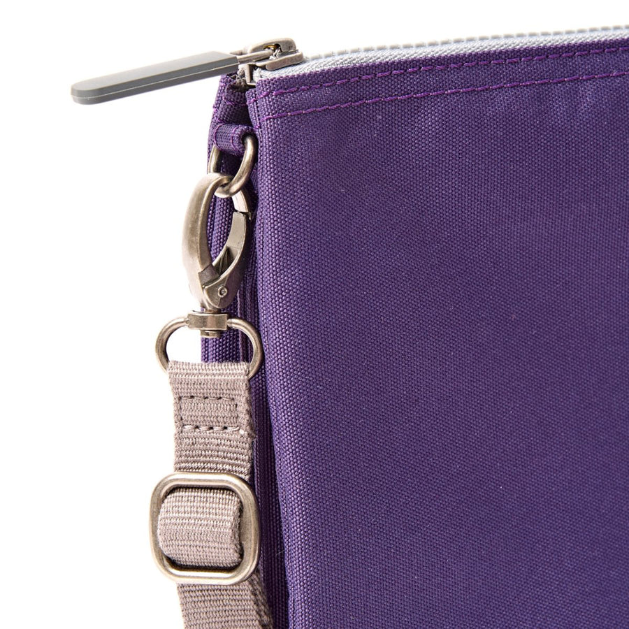 Carnaby Crossbody Bag in Deep Grape Canvas