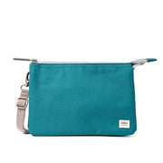 Carnaby Crossbody Bag in Deep Teal Canvas