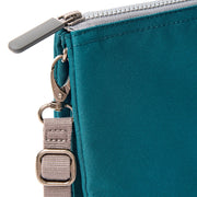 Carnaby Crossbody Bag in Deep Teal Canvas