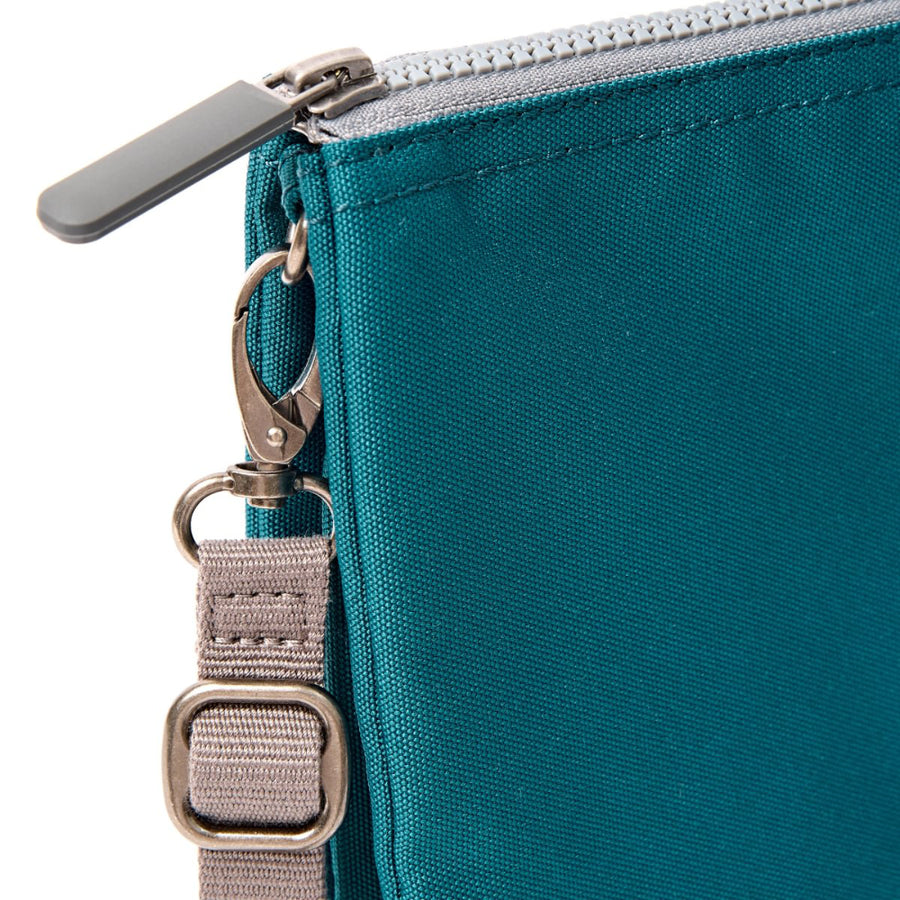 Carnaby Crossbody Bag in Deep Teal Canvas
