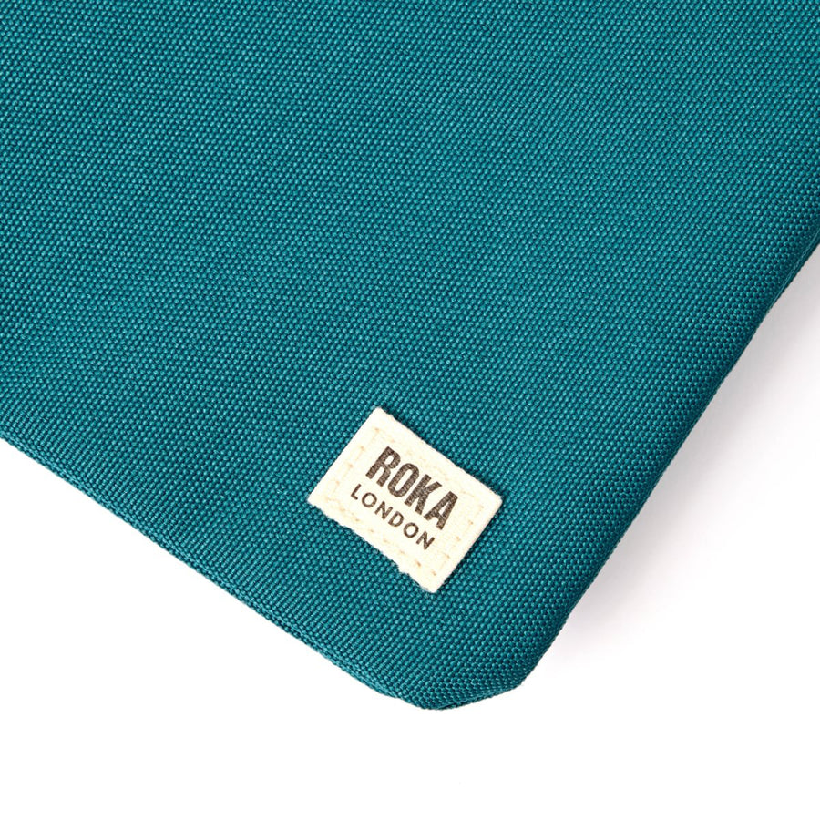 Carnaby Crossbody Bag in Deep Teal Canvas