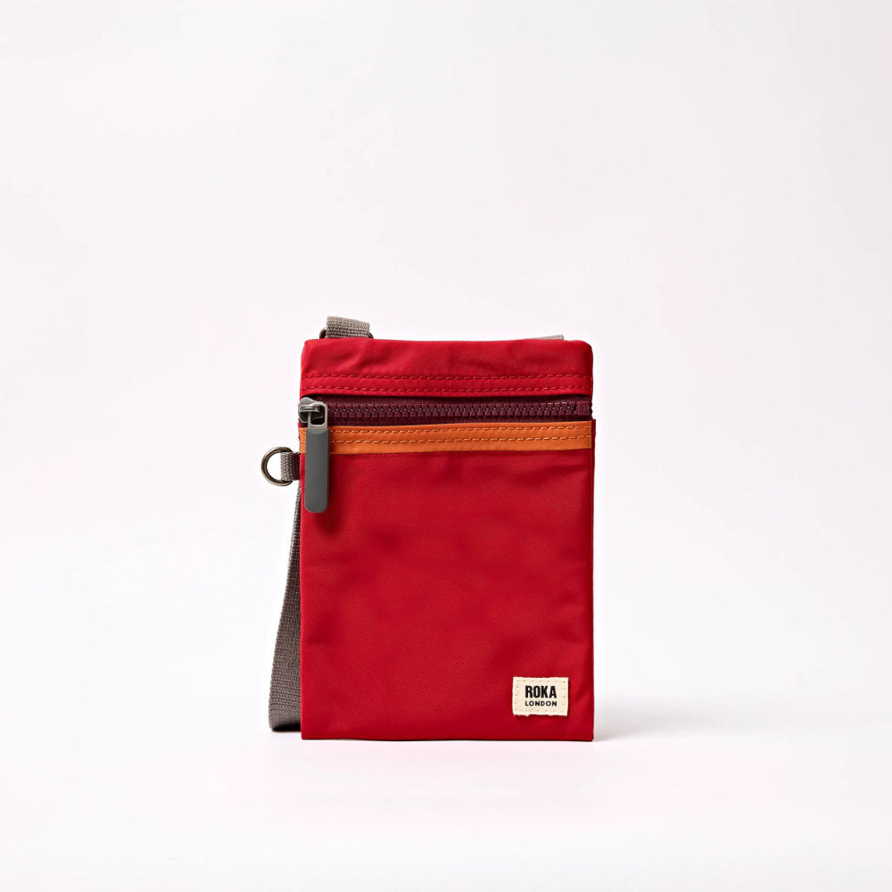 Roka Chelsea Sling Bag Cranberry Stripe Nylon