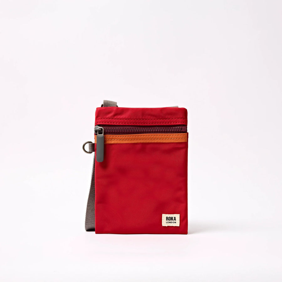 Roka Chelsea Sling Bag Cranberry Stripe Nylon