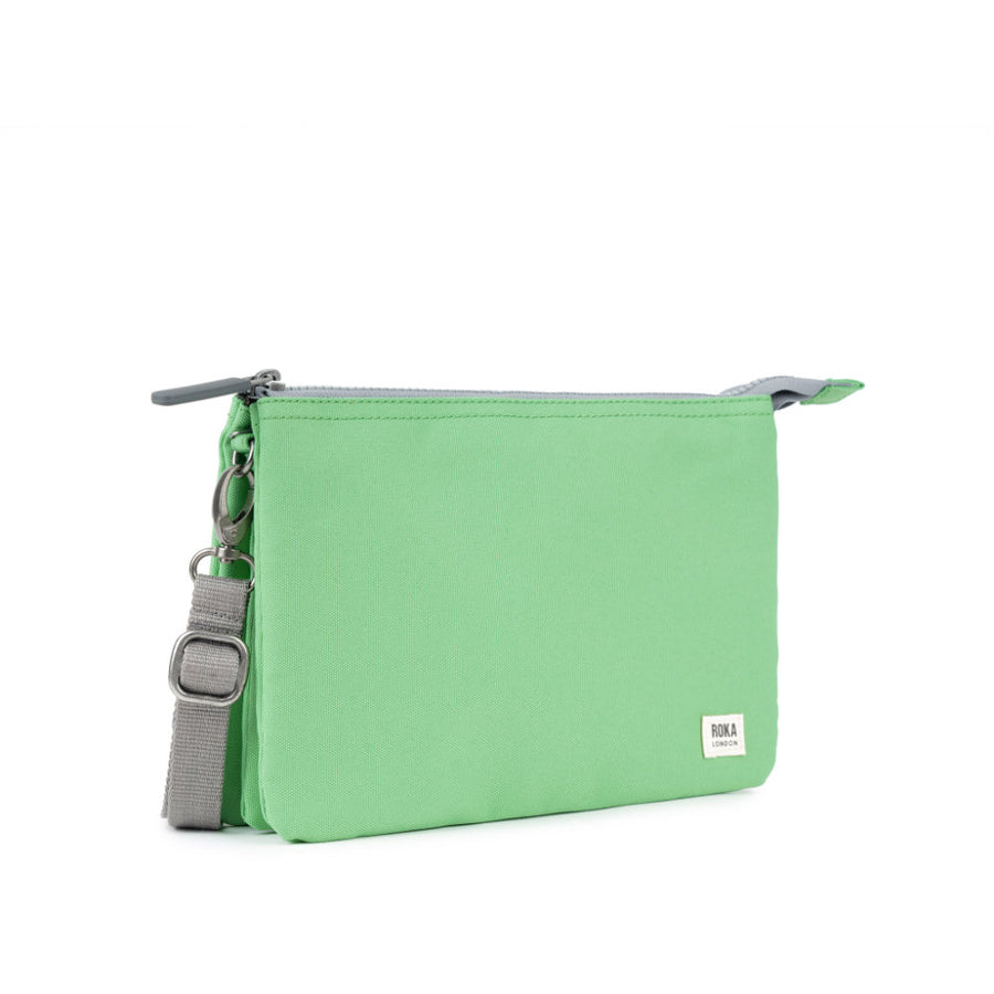 Roka Carnaby Crossbody XL Peppermint Recycled Canvas Extra Large Bag