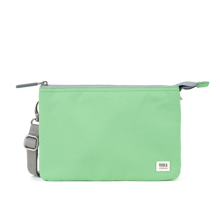 Roka Carnaby Crossbody XL Peppermint Recycled Canvas Extra Large Bag