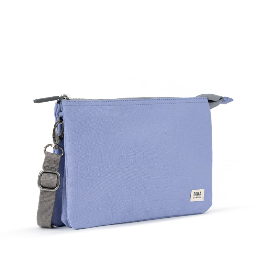 Roka Carnaby Crossbody XL Thistle Recycled Canvas Extra Large Bag