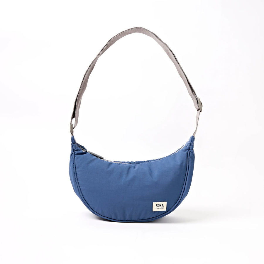 Roka Farringdon Half Moon Bag Pacific Taslon Small