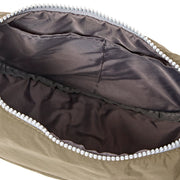 Farringdon Half Moon Bag in Basil Taslon
