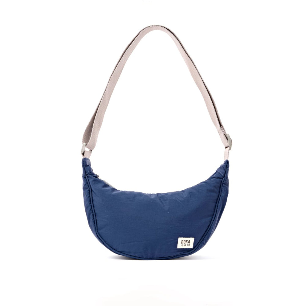 Farringdon Half Moon Bag in Deep Cobalt Taslon