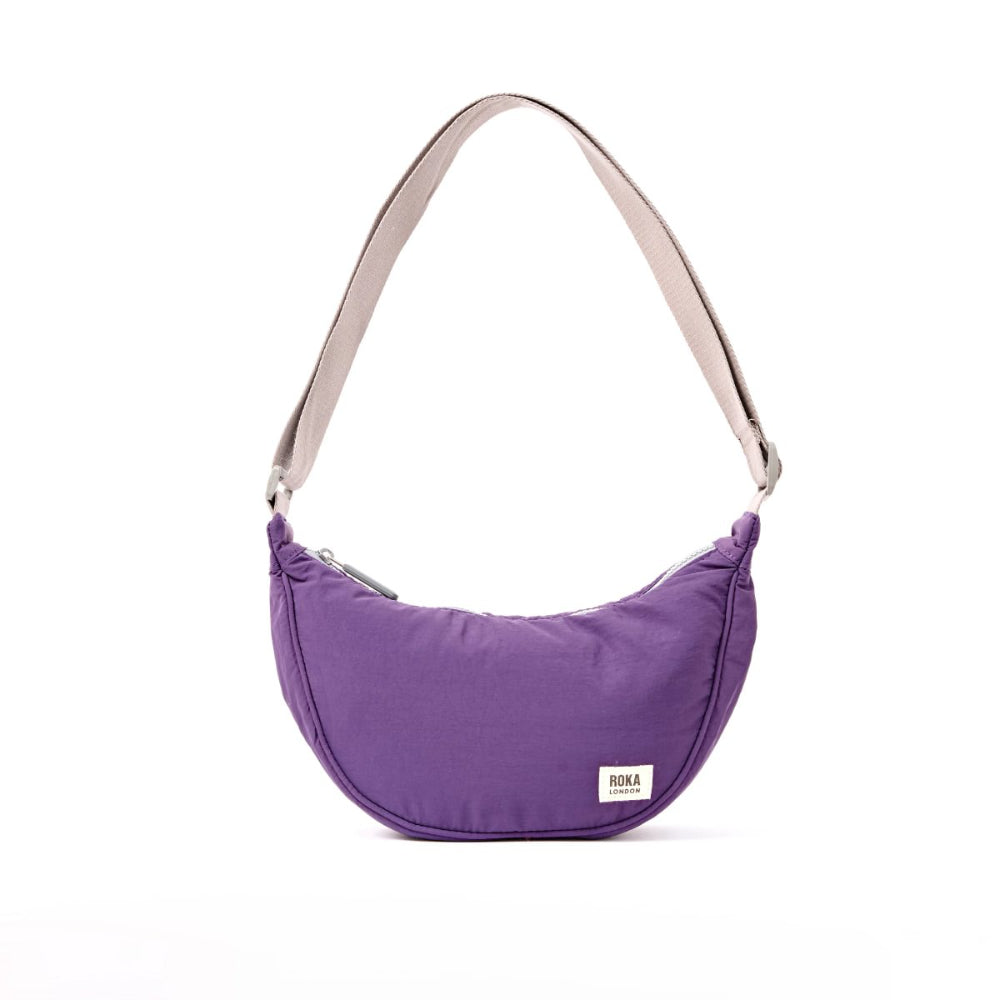 Farringdon Half Moon Bag in Gothic Grape Taslon
