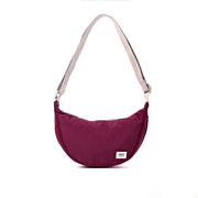 Farringdon Half Moon Bag in Merlot Taslon
