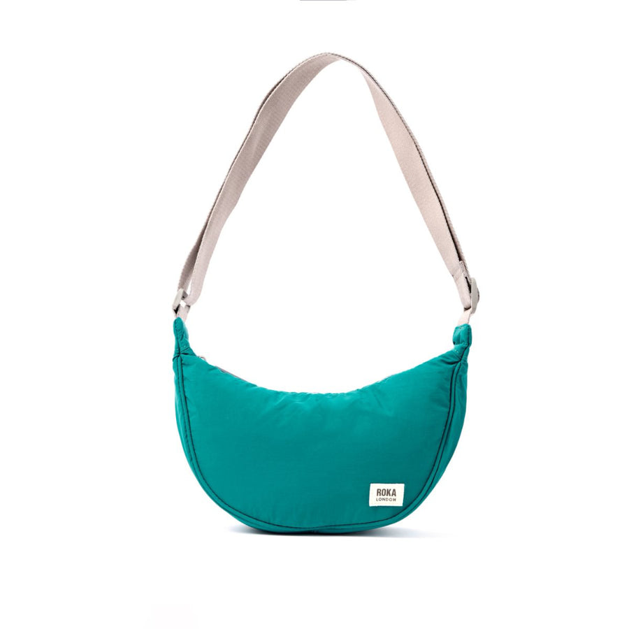 Farringdon Half Moon Bag in Ocean View Taslon