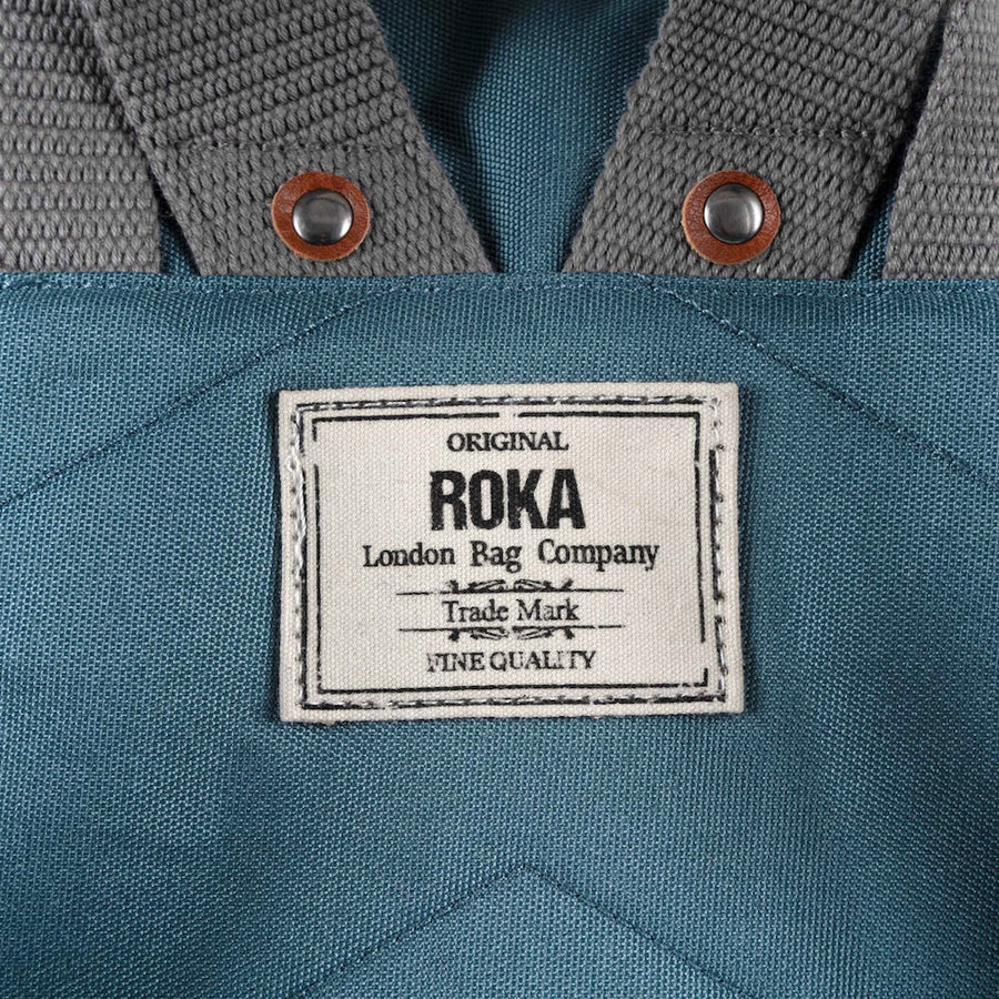 Roka Finchley A Airforce Small Recycled Canvas Bag