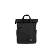 Roka Finchley A All Black Ash Small Recycled Nylon Bag
