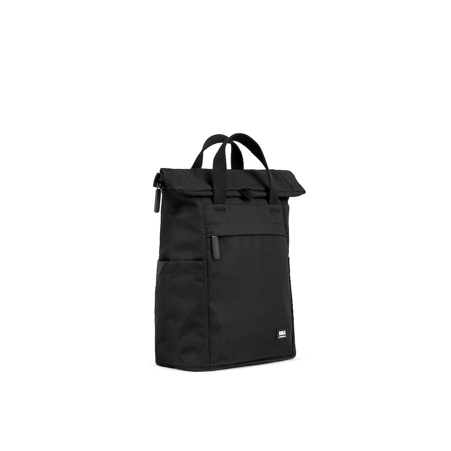 Roka Finchley A All Black Ash Small Recycled Nylon Bag