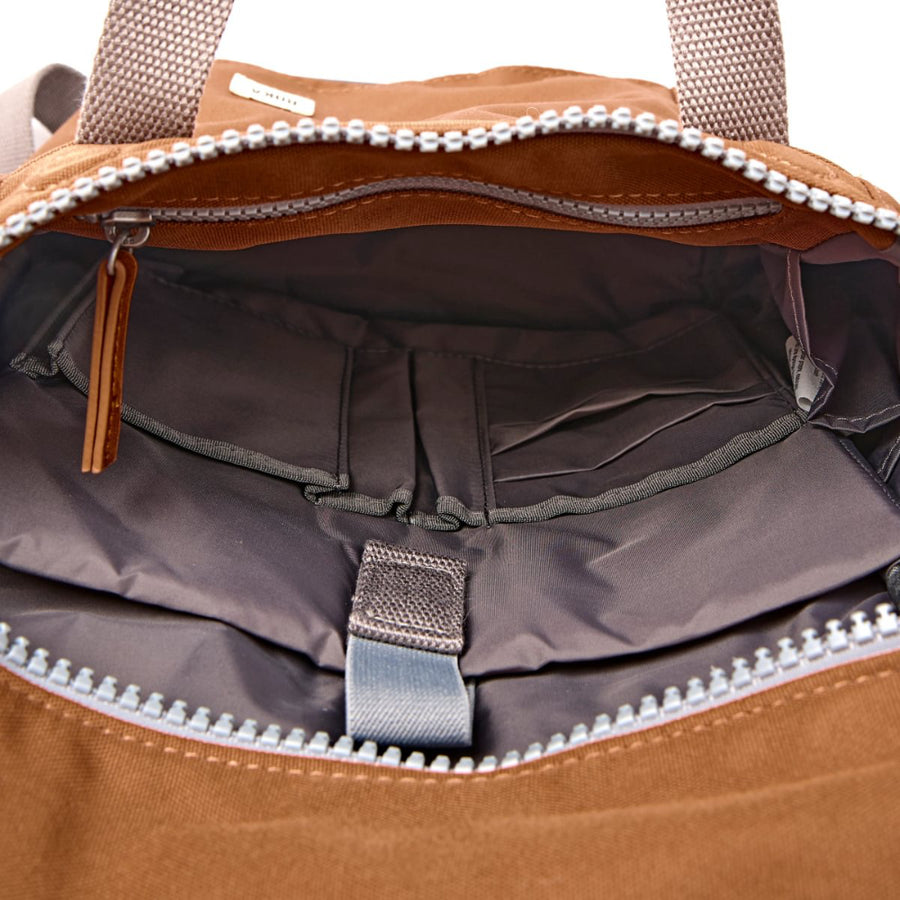 Finchley Small Backpack in Cinnamon Canvas