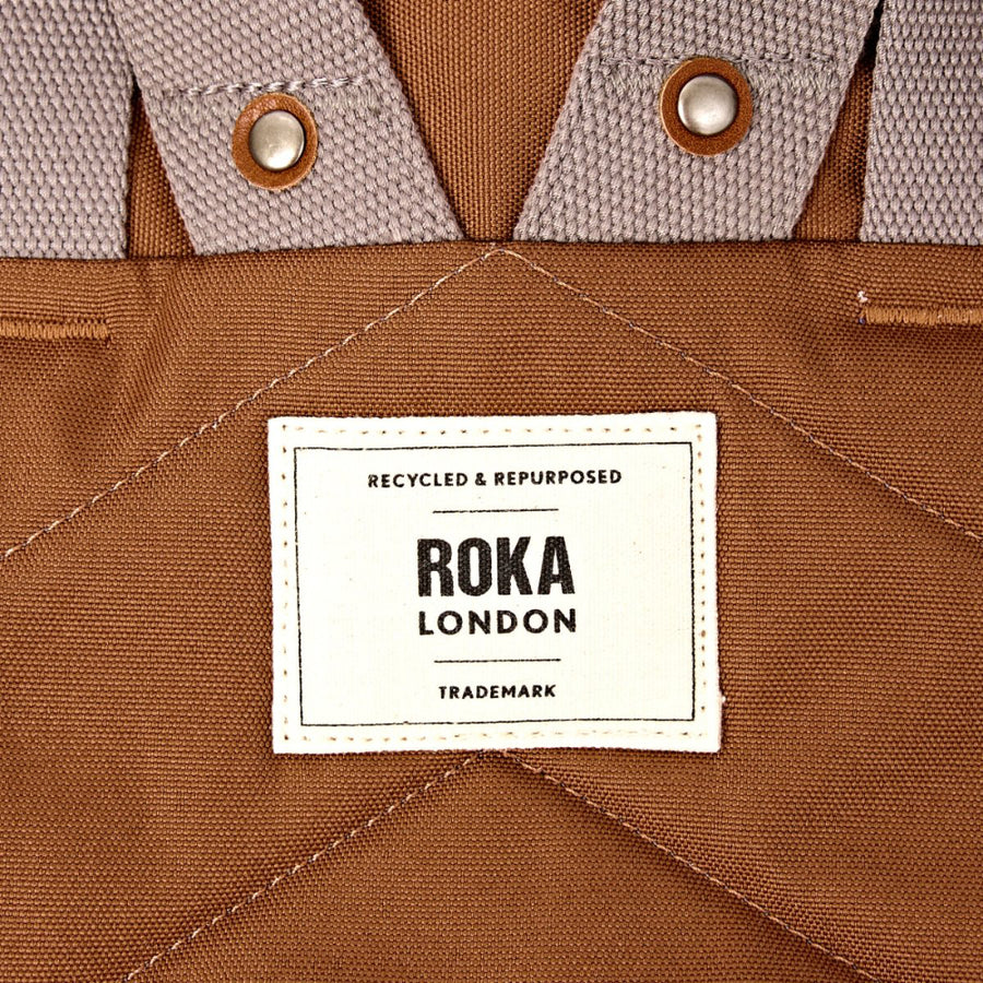 Finchley Small Backpack in Cinnamon Canvas