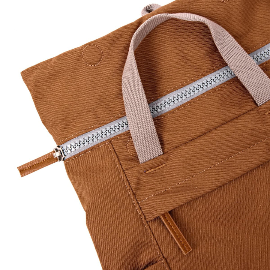 Finchley Small Backpack in Cinnamon Canvas