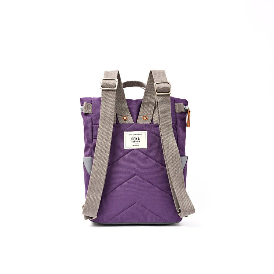 Finchley Small Backpack in Deep Grape Canvas