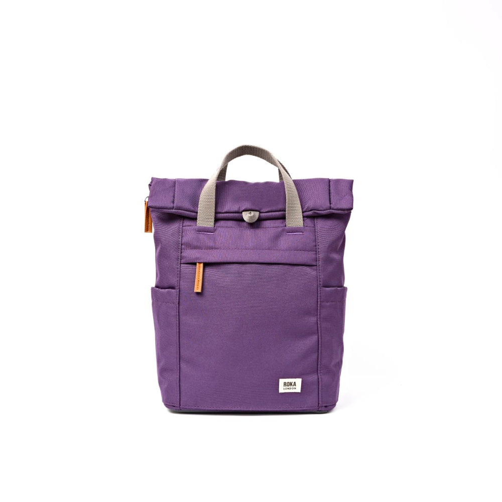 Finchley Small Backpack in Deep Grape Canvas