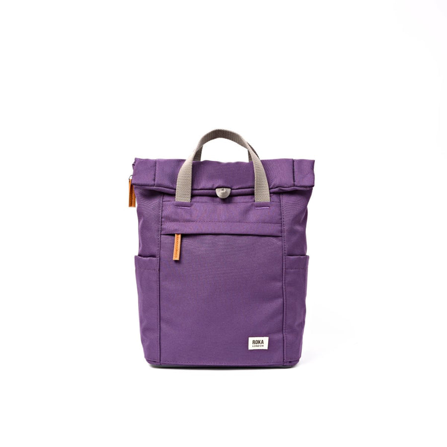 Finchley Small Backpack in Deep Grape Canvas