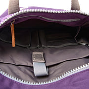 Finchley Small Backpack in Deep Grape Canvas