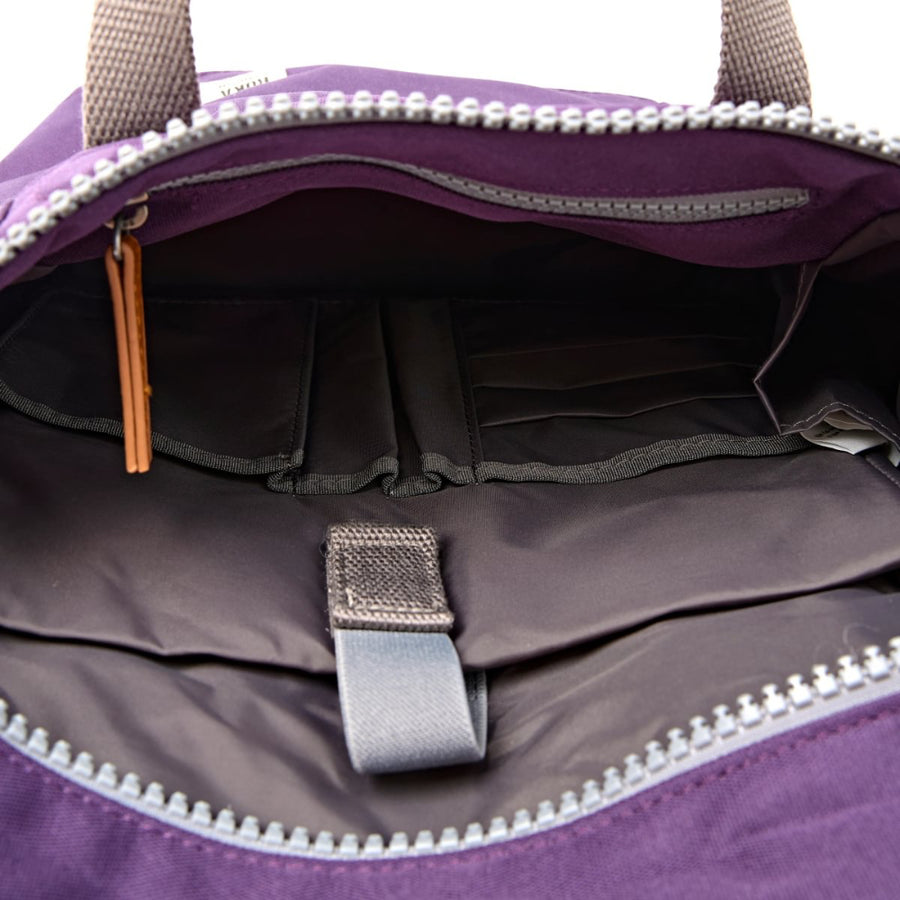 Finchley Small Backpack in Deep Grape Canvas