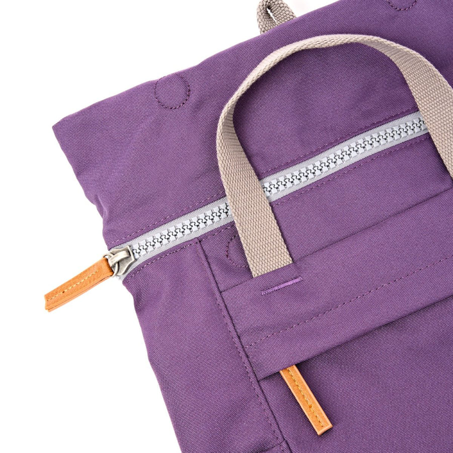 Finchley Small Backpack in Deep Grape Canvas