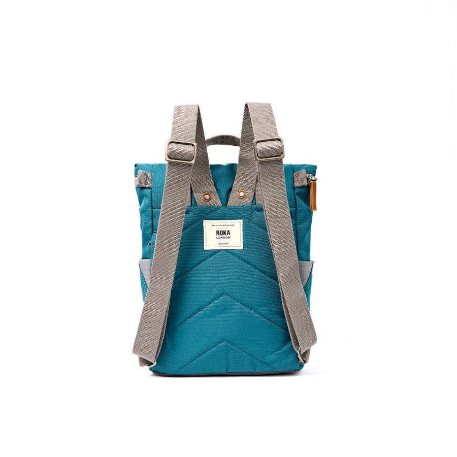 Finchley Small Backpack in Deep Teal Canvas