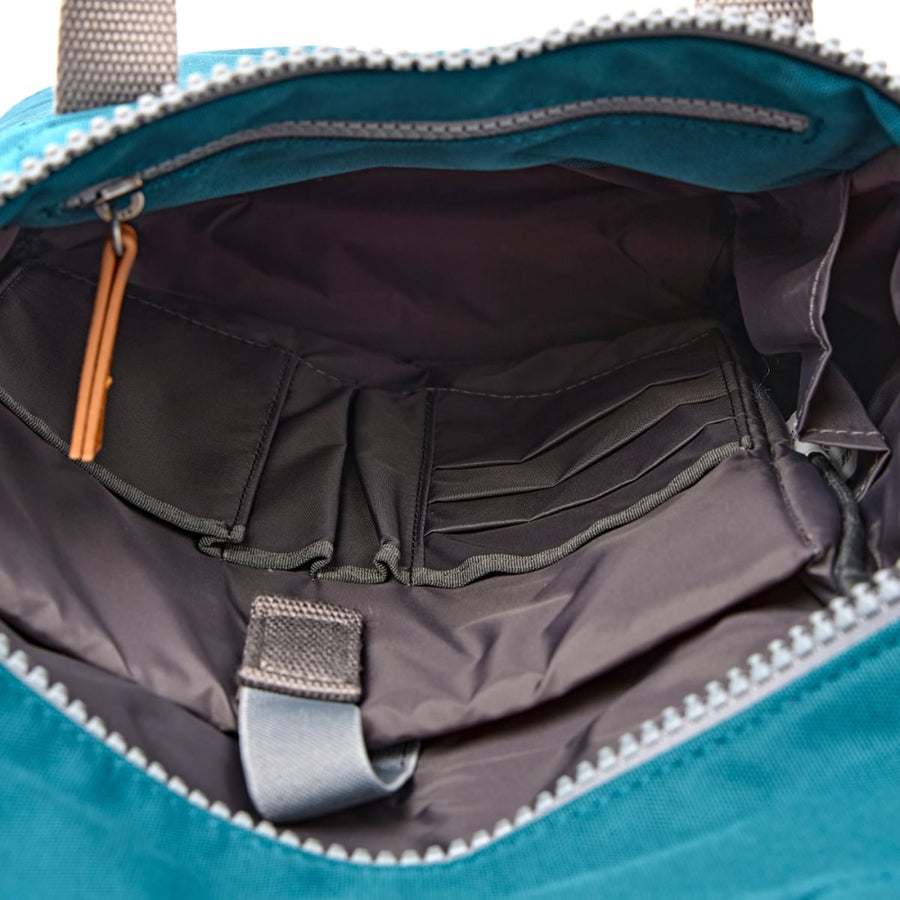 Finchley Small Backpack in Deep Teal Canvas