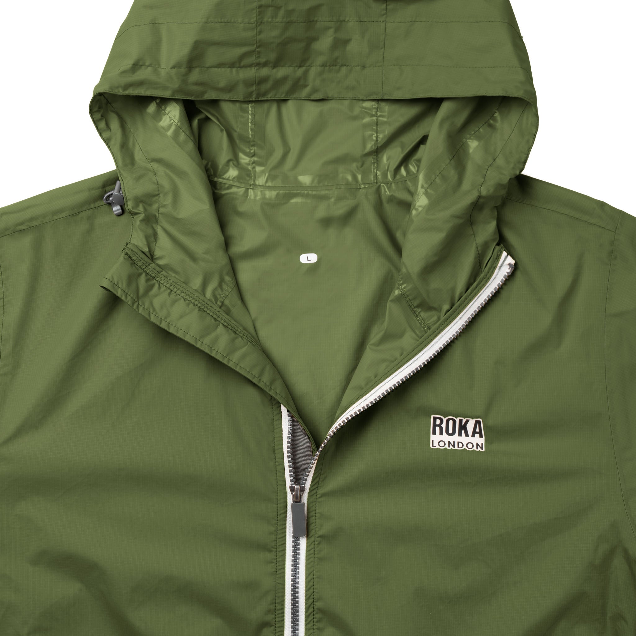 Roka Holborn Rain Jacket Avocado Ripstop
