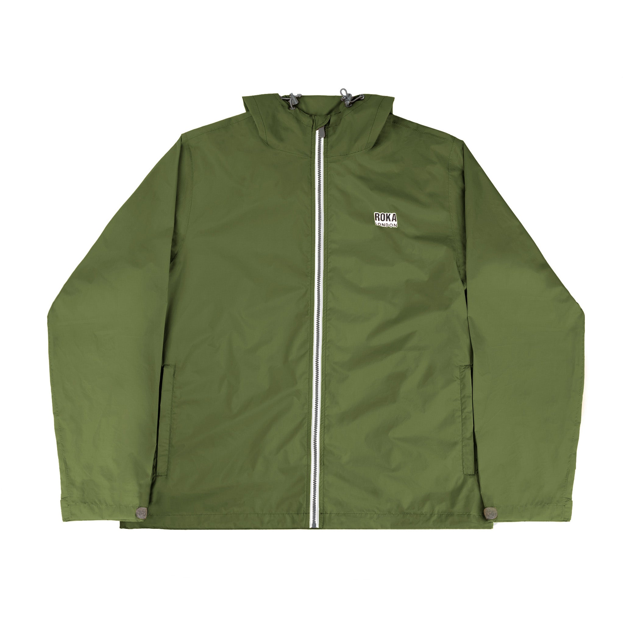 Roka Holborn Rain Jacket Avocado Ripstop