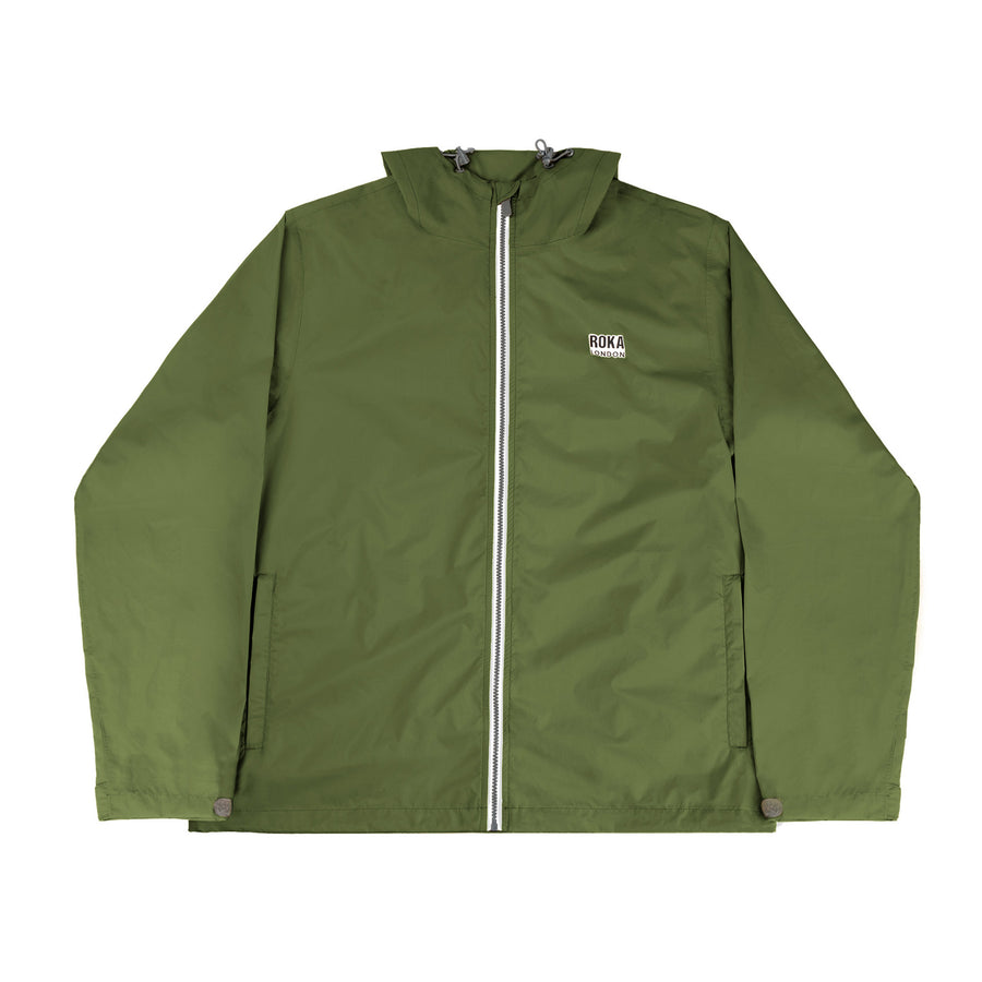 Roka Holborn Rain Jacket Avocado Ripstop