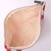 Roka Maida Vale Pouch Strawberry Stripe Cotton Canvas