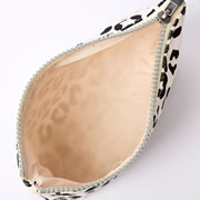 Roka Maida Vale Pouch Summer Leopard Cotton Canvas