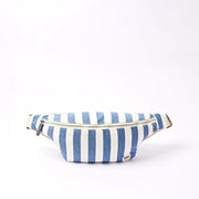 Roka Mill Hill Crossbody Denim Stripe Cotton Canvas Small