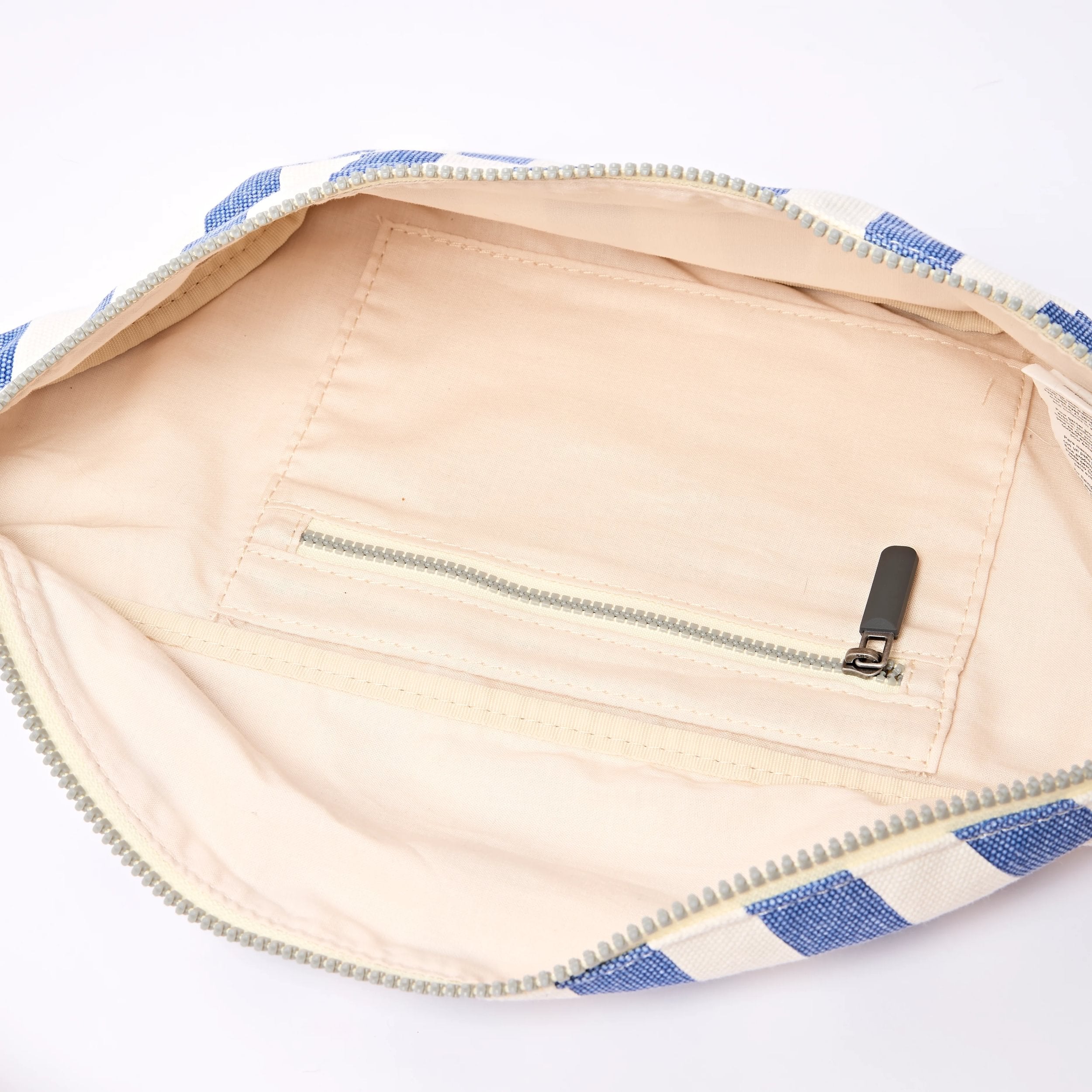 Roka Mill Hill Crossbody Denim Stripe Cotton Canvas Small