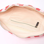 Roka Mill Hill Crossbody Strawberry Stripe Cotton Canvas Small
