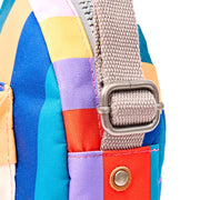 Paddington Crossbody Bag in Wide Multi Stripe Canvas