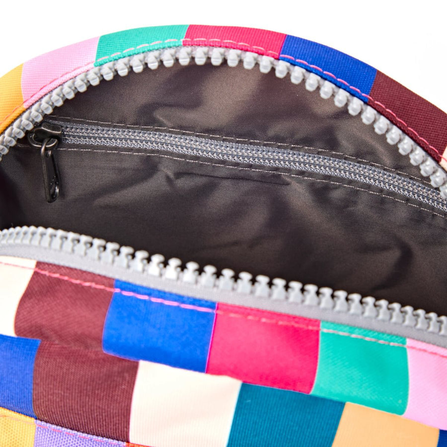 Paddington Crossbody Bag in Wide Multi Stripe Canvas