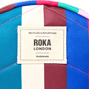 Paddington Crossbody Bag in Wide Multi Stripe Canvas