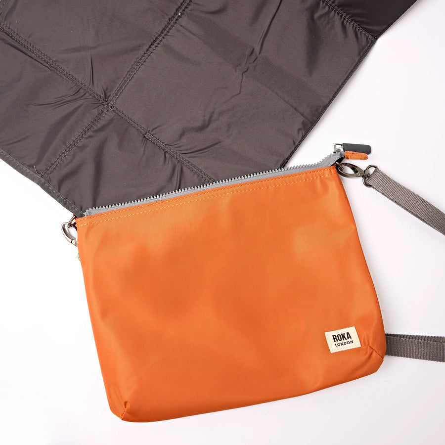 Roka Primrose Baby Changing Bag Backpack Burnt Orange Nylon