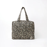 Roka Sloane Shoulder Bag Savannah Leopard Cotton Canvas Medium