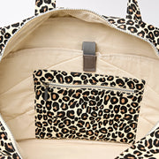 Roka Sloane Shoulder Bag Savannah Leopard Cotton Canvas Medium