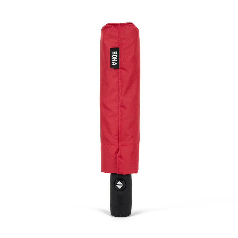 Roka Waterloo Cranberry One Size rPET Pongee Umbrella